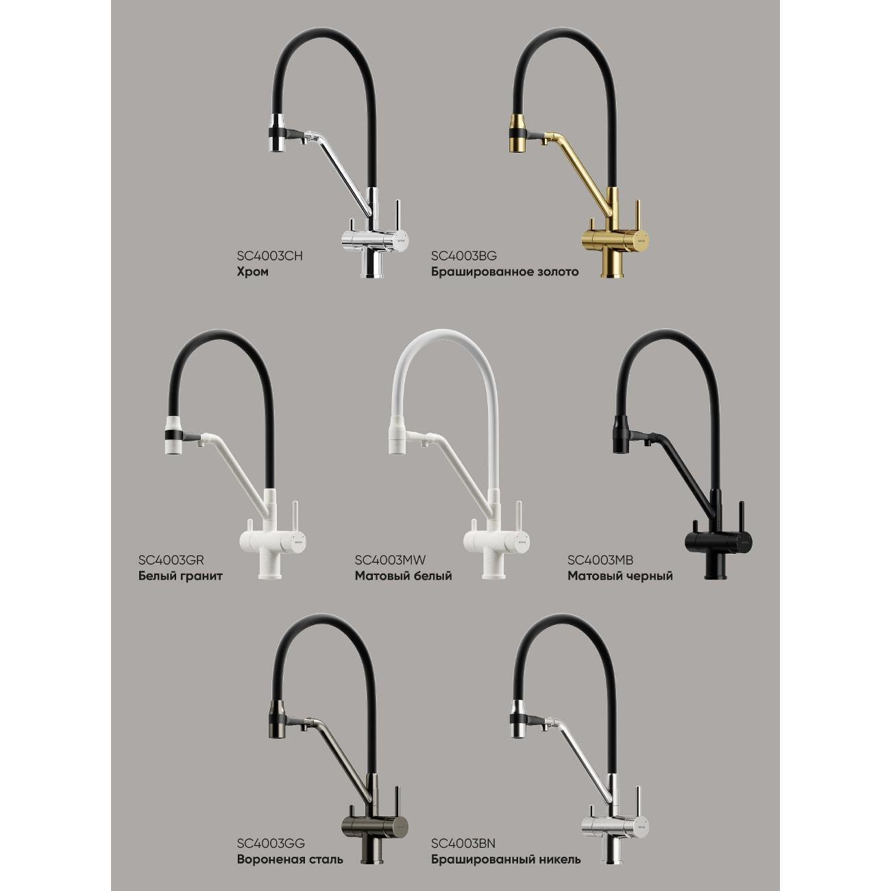 Смеситель sancos Дора (Dora) SC4003BN