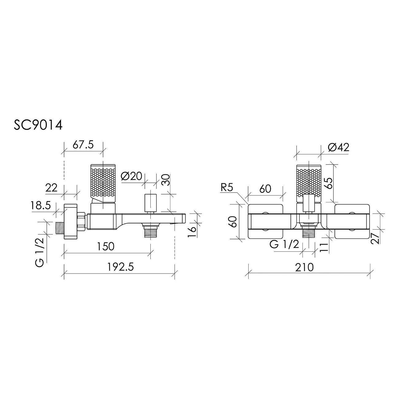 Смеситель sancos Звено (Nexus) SC9014GG