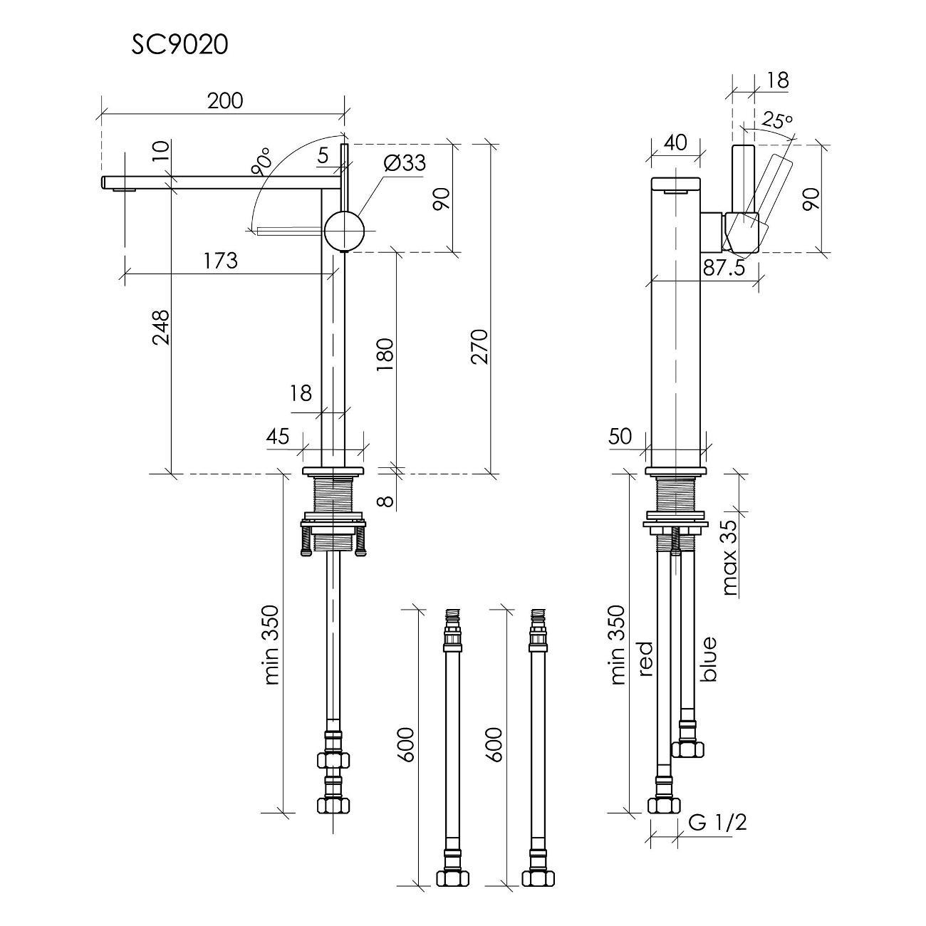 Смеситель sancos Линн (Linn) SC9020BN