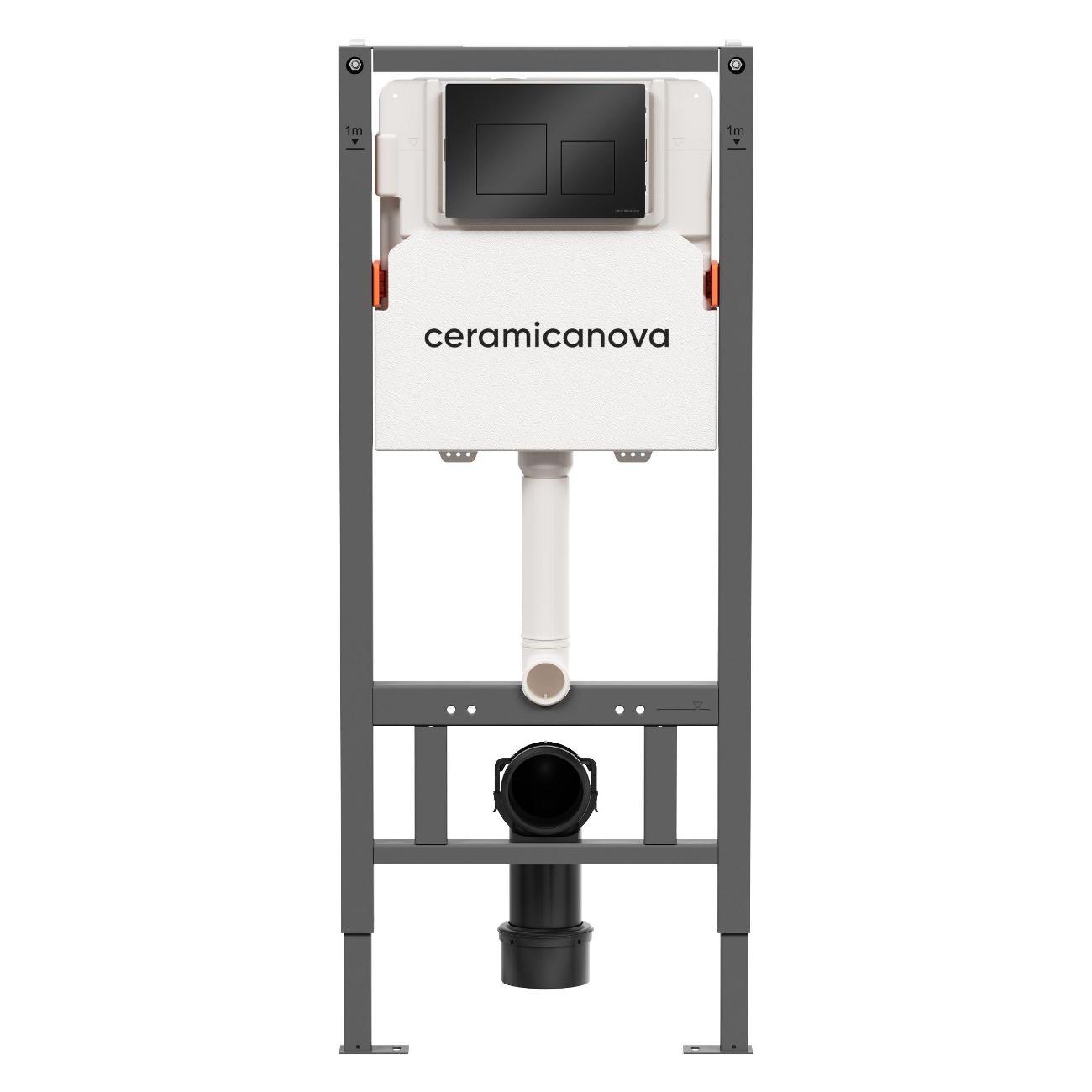 Система инсталляций и смыва Ceramicanova Баланс (Balance)/Квадрат (Square) CN121002MB