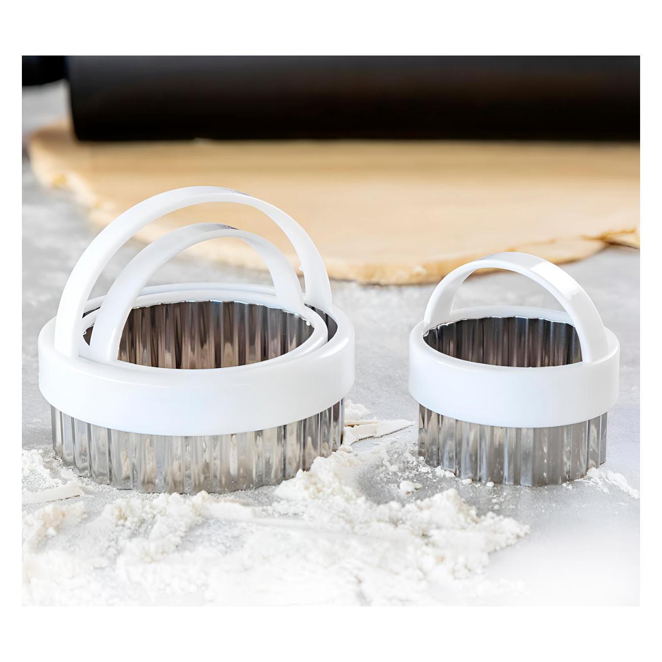 Кулинарные формочки для теста, шоколада Kitchen Craft Kitchen Craft Набор из 3 рифленых формочек для выпечки KC