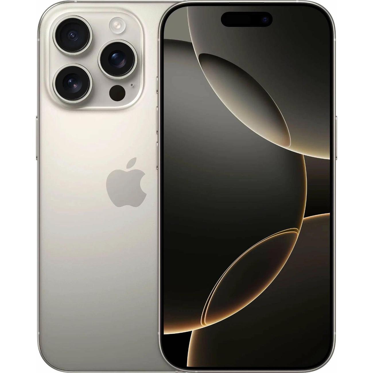 Смартфон Apple iPhone 16 Pro 128GB Sim/eSim Natural Titanium (бе фото