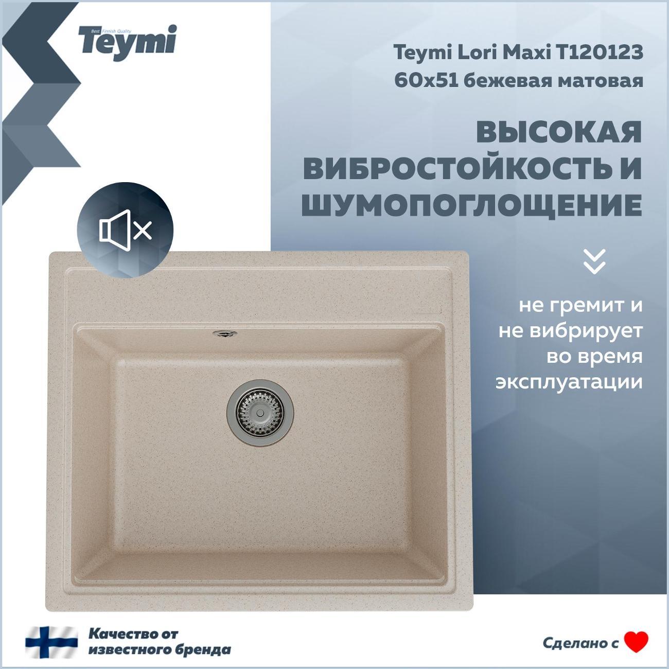 Раковина для кухни Teymi Lori Maxi T120123
