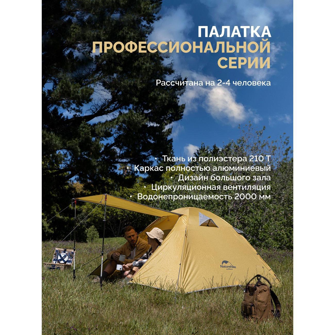 Палатка туристическая Naturehike NH18Z022-P