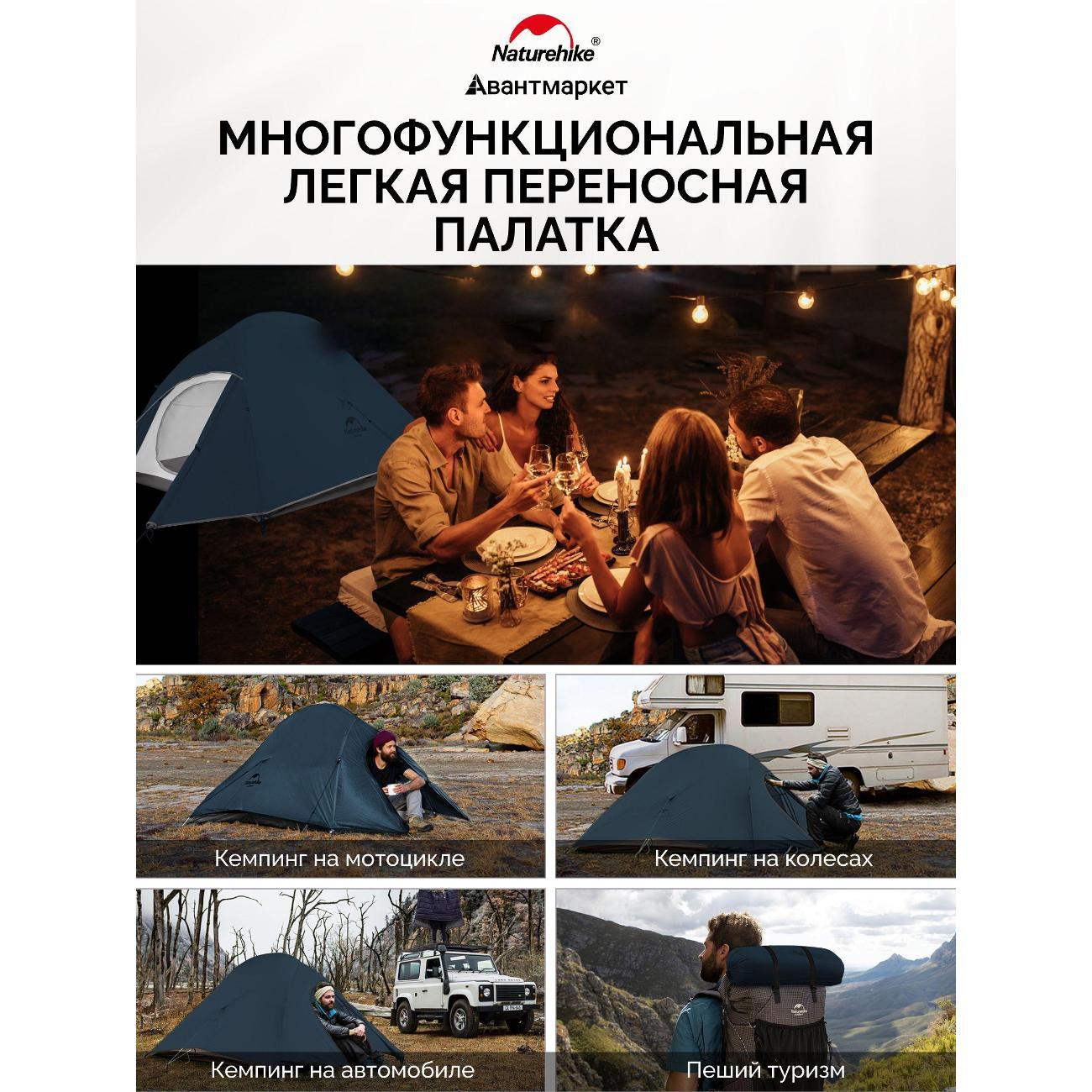 Палатка туристическая Naturehike NH17T001-T