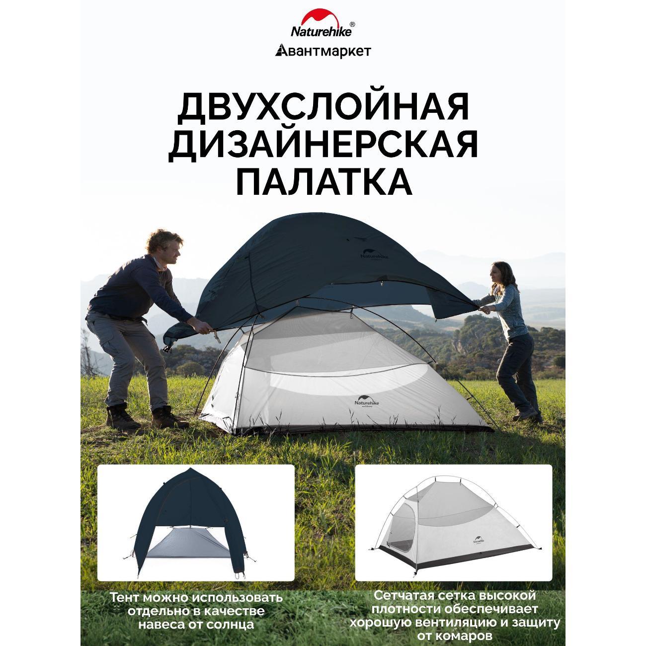 Палатка туристическая Naturehike NH17T001-T