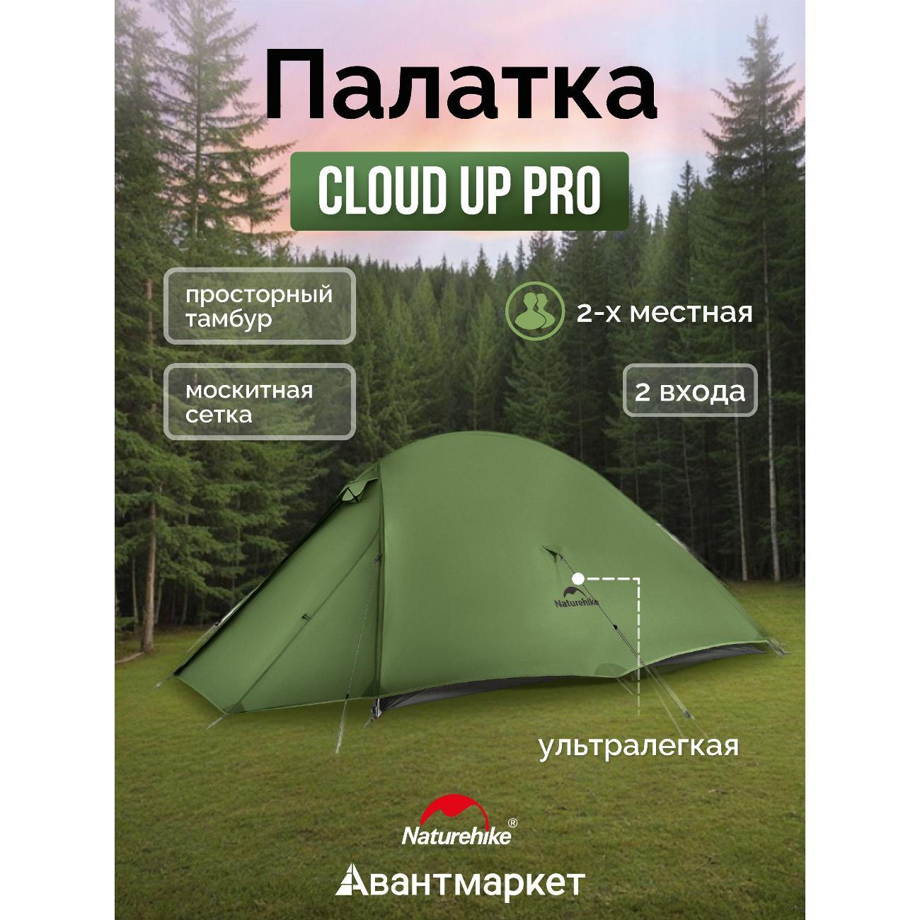 Палатка туристическая Naturehike Cloud up 2