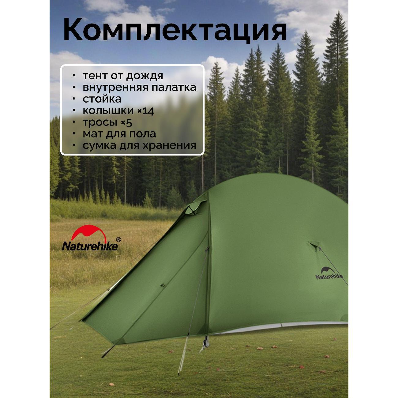 Палатка туристическая Naturehike Cloud up 2