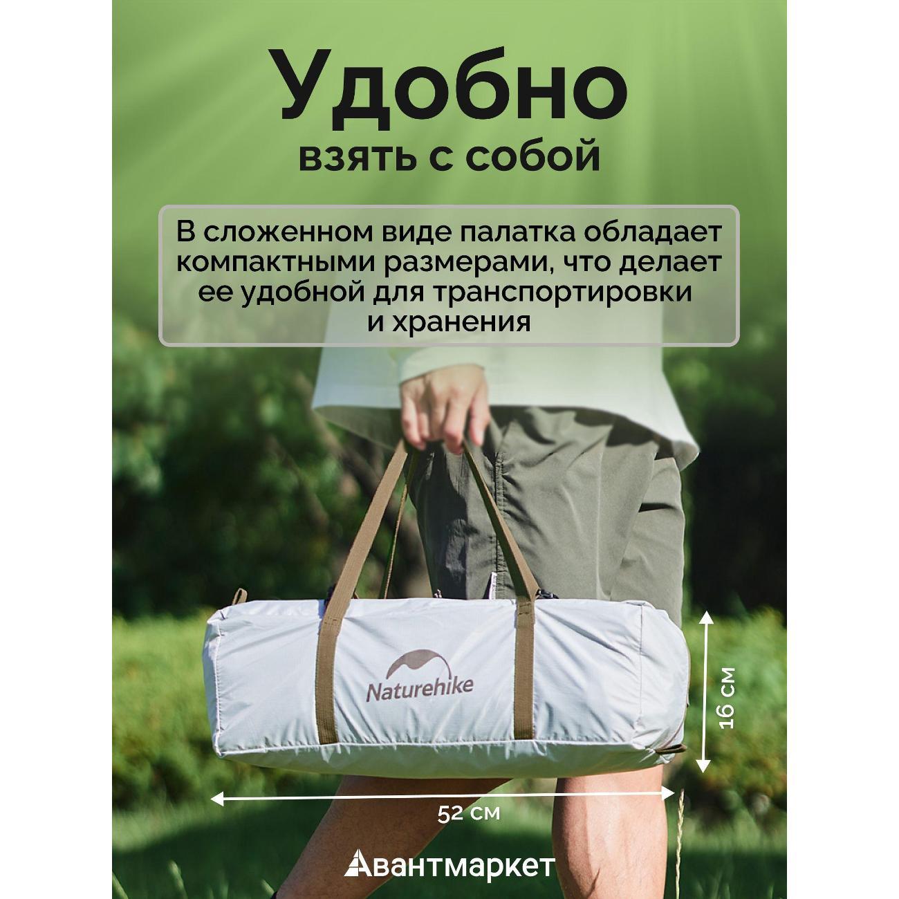 Палатка туристическая Naturehike Yunchuan-Pro Ultra-Light 4 Seasons CNK2300ZP024