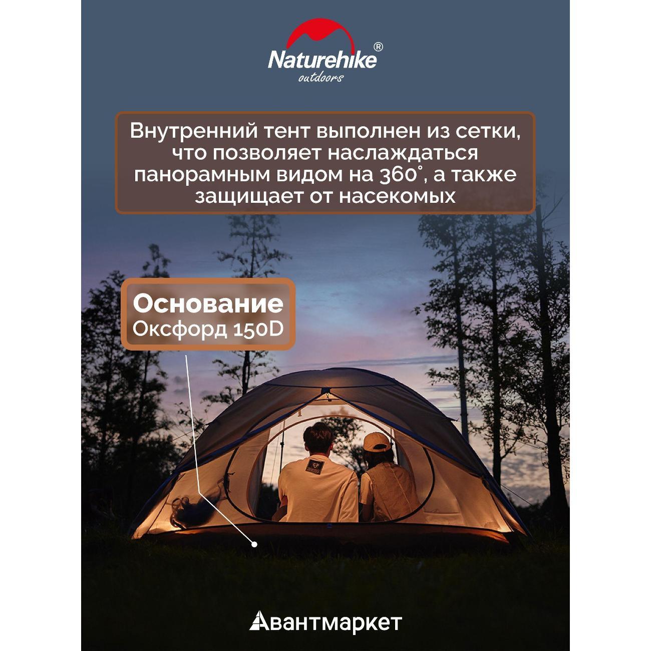 Палатка туристическая Naturehike Yunchuan-Pro Ultra-Light 4 Seasons CNK2300ZP024