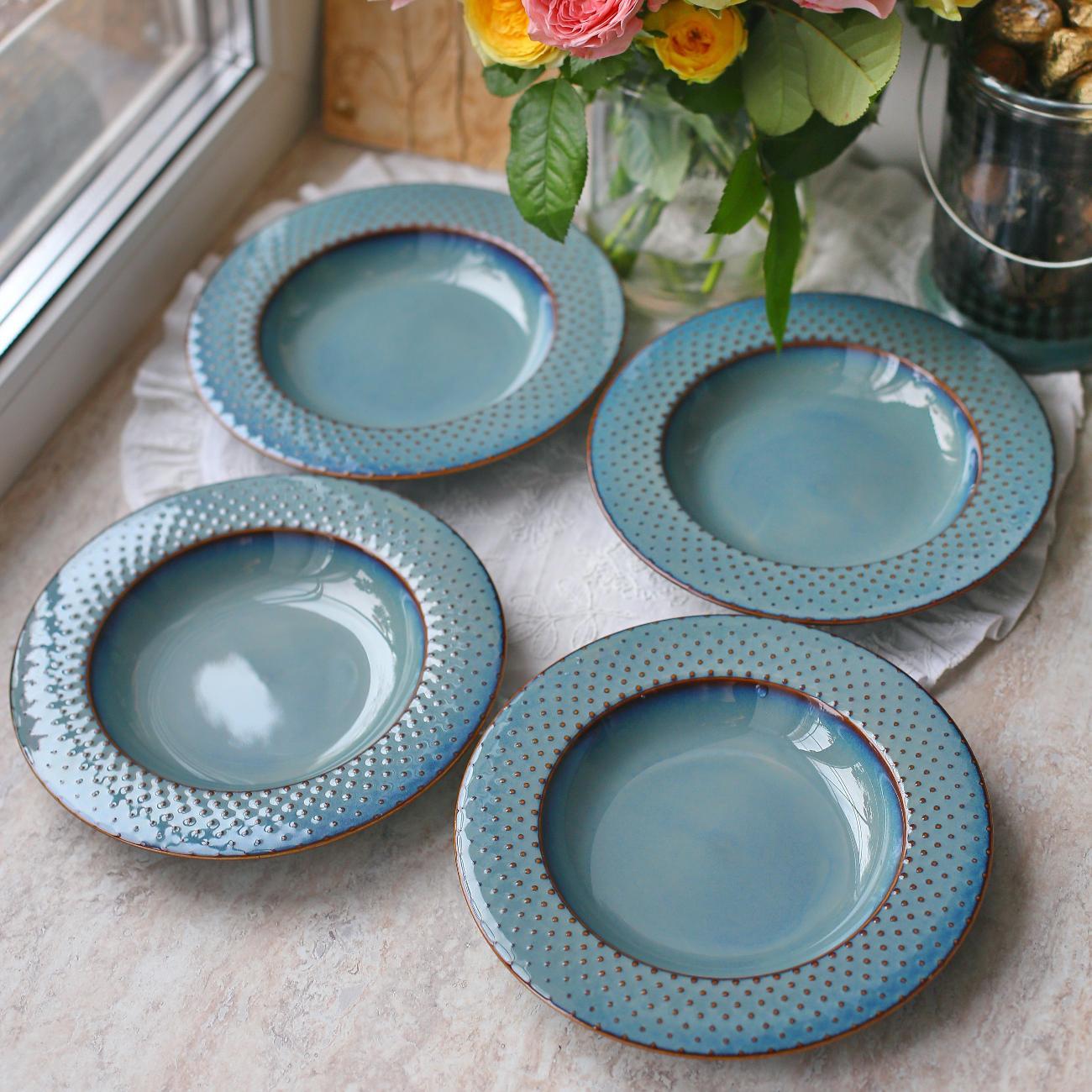 Тарелка суповая Myatashop Dots фото