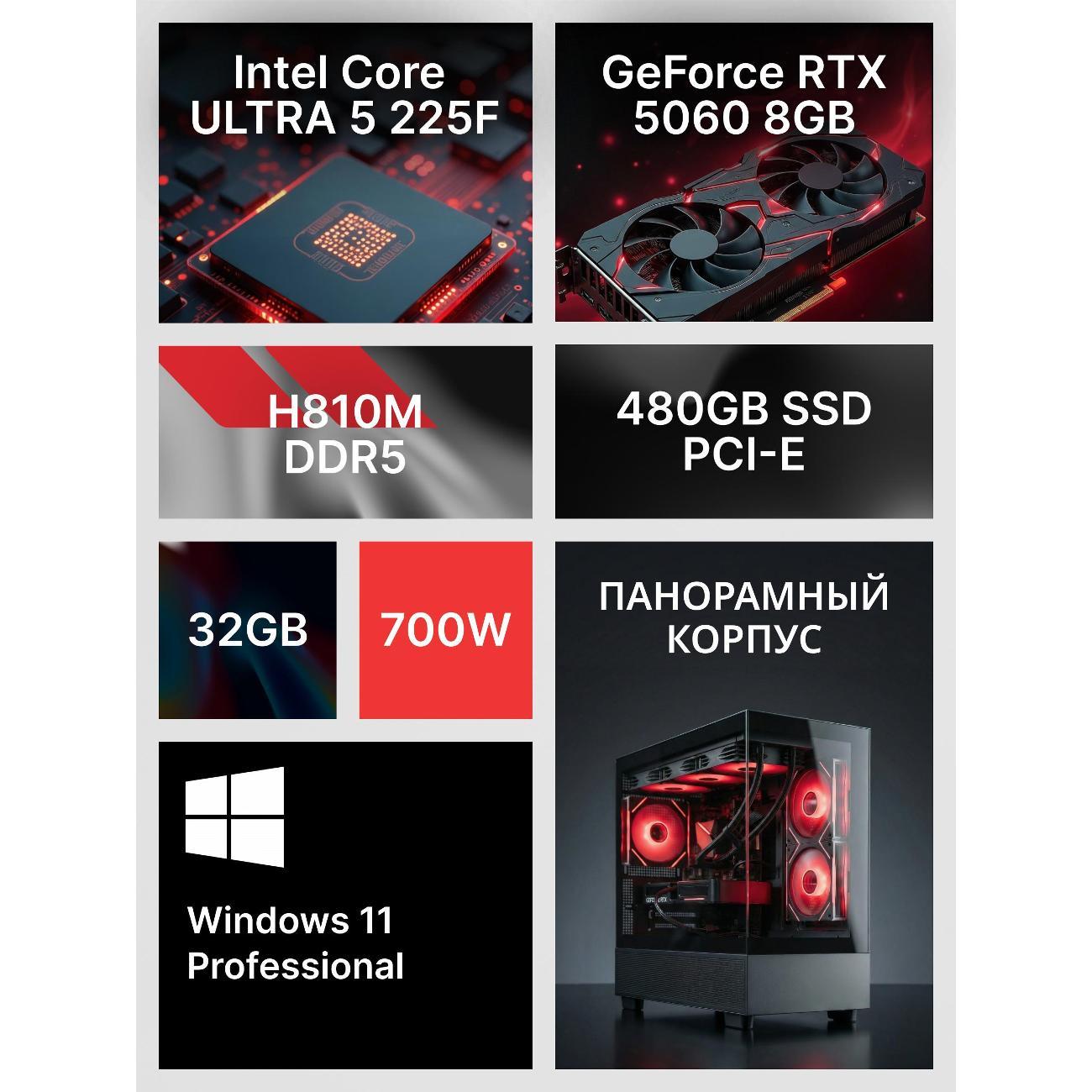 Системный блок Robotcomp M-16 V2 Plus Ultra Aqua