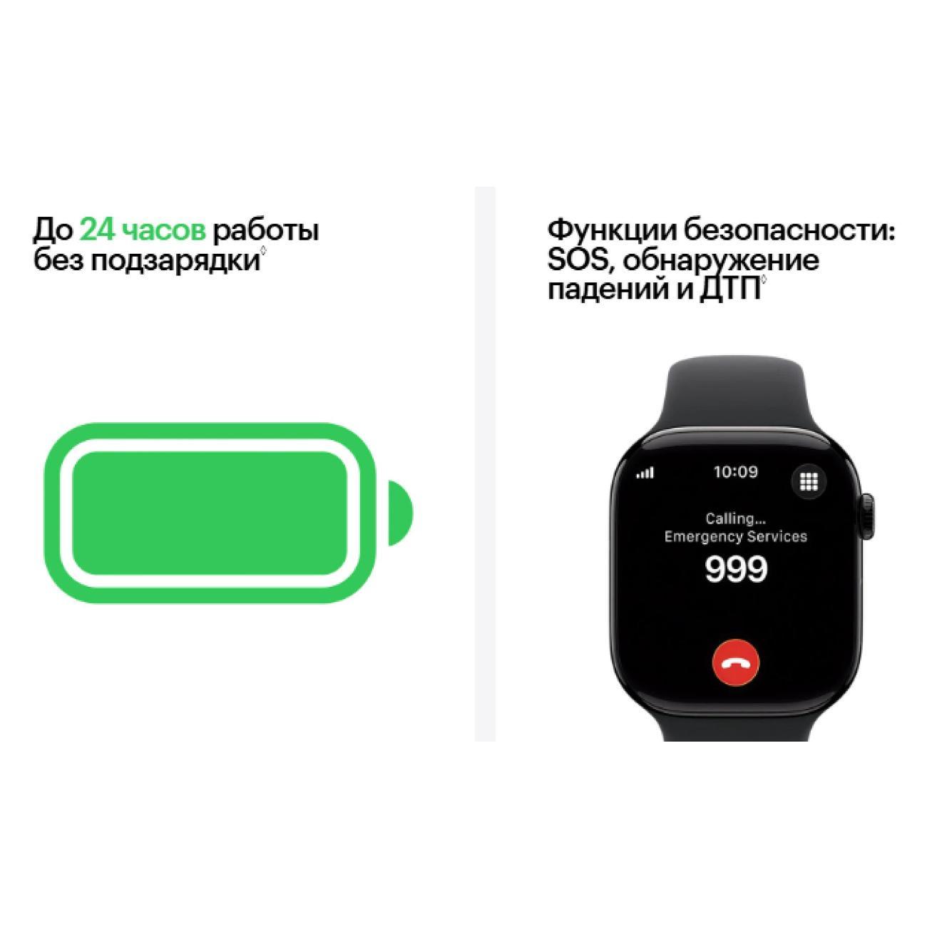 Смарт-часы Apple Watch S11 42 Jet Black SB Black M/L