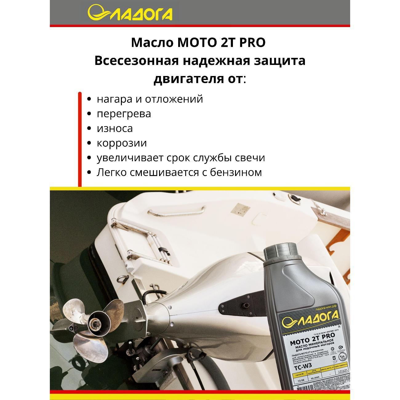 Масло моторное Ладога LMM_2T_PRO_1