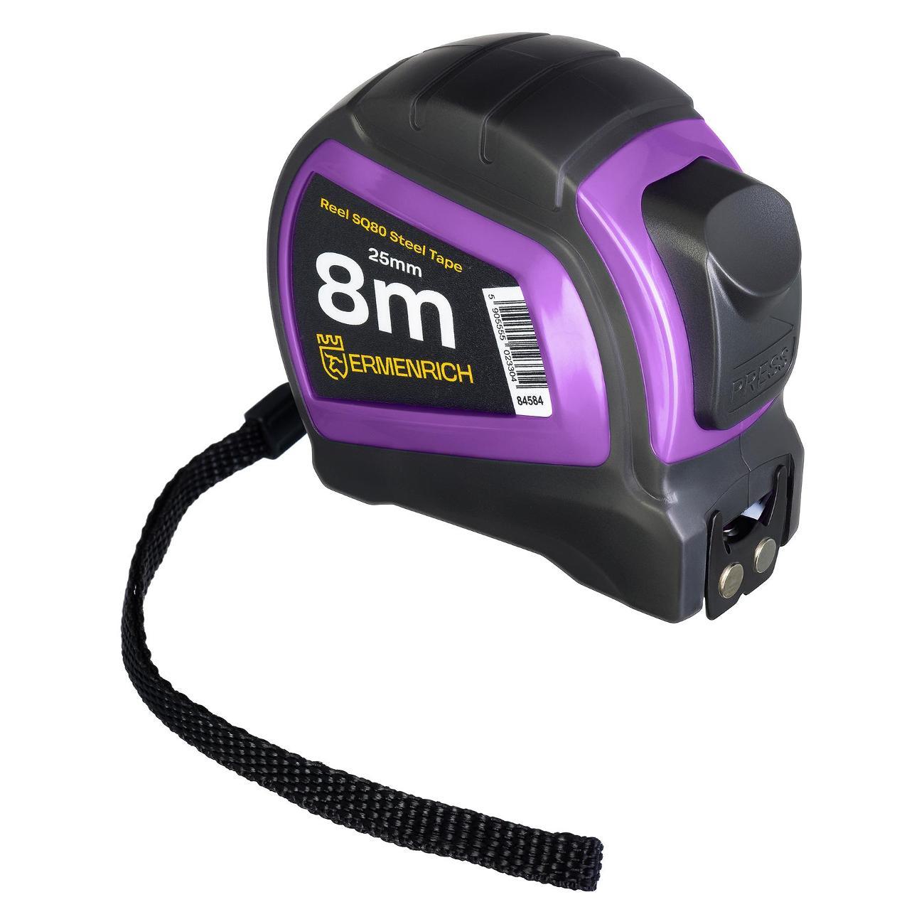 Рулетка строительная Ermenrich Reel SQ80