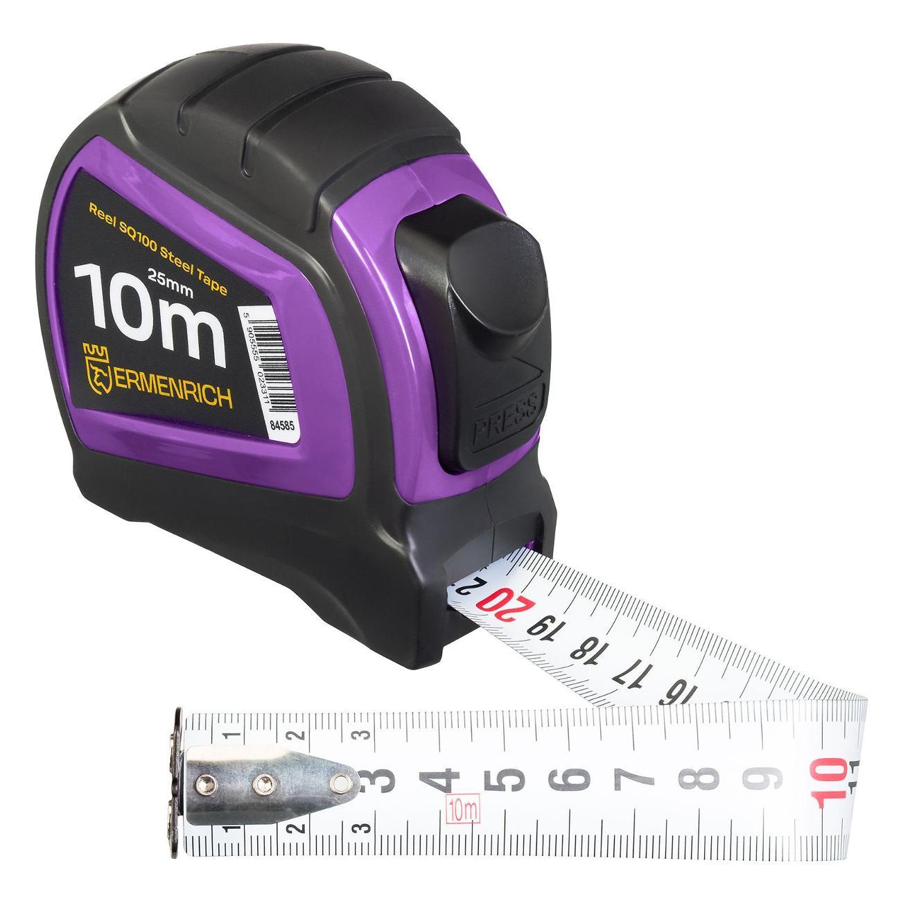 Рулетка строительная Ermenrich Reel SQ100