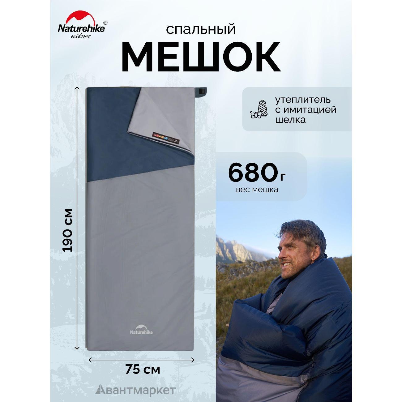 Спальный мешок Naturehike Sunny Day PL01 CNK2550WS026 LW180