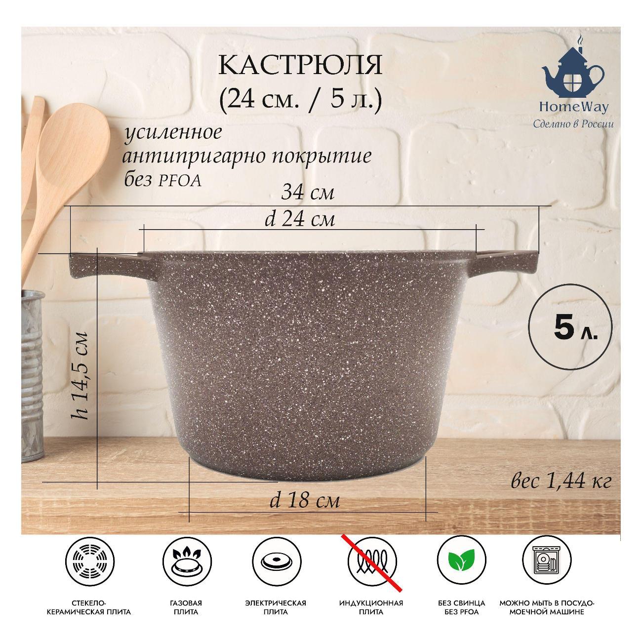 Кастрюля HomeWay МОККО