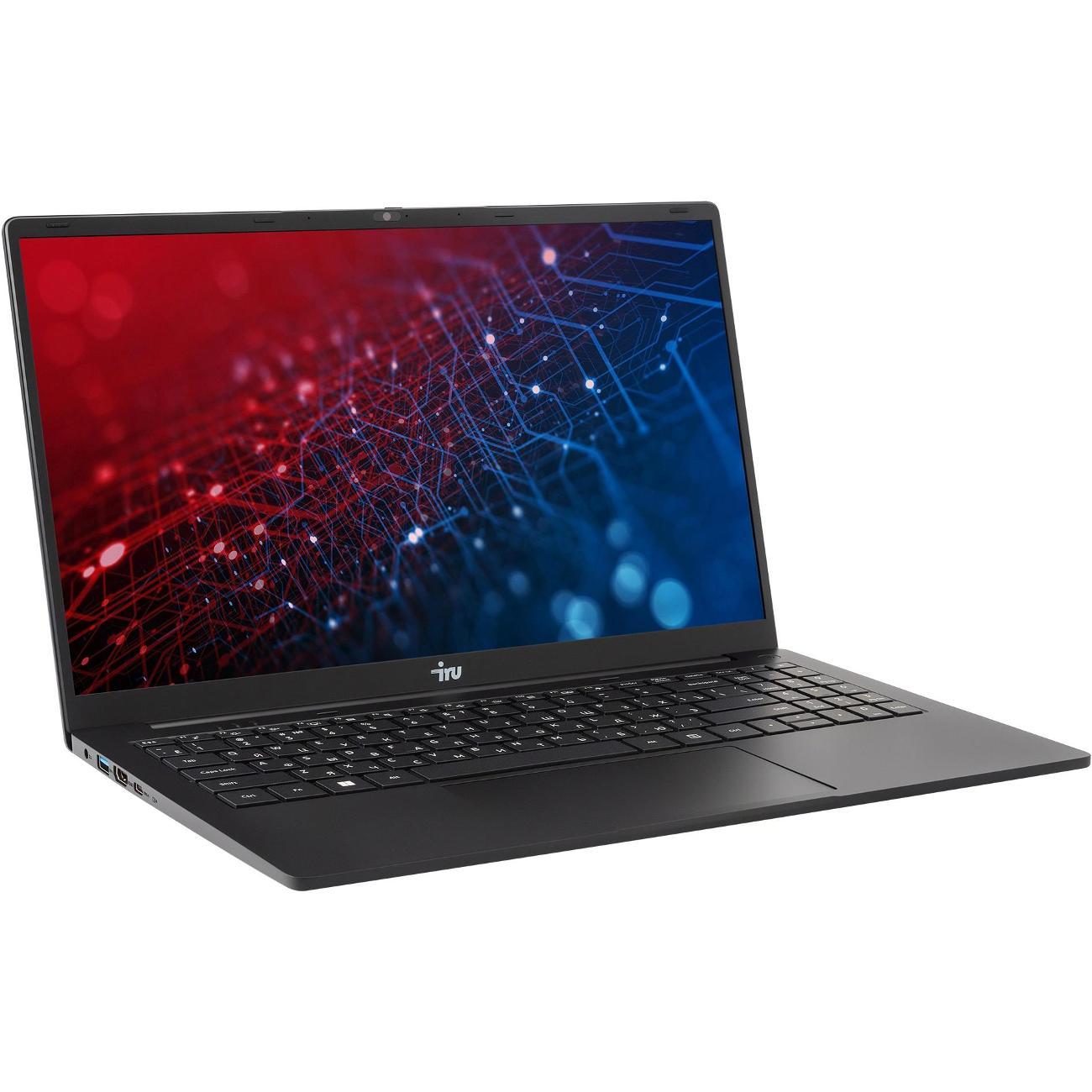 Ноутбук iRU Strato 15ALID5 Core i7 13620H 16Gb/512Gb Intel UHD Graphics IPS FHD (1920x1080) Windows 11 Pro black WiFi BT Cam 6000mAh (2150076)