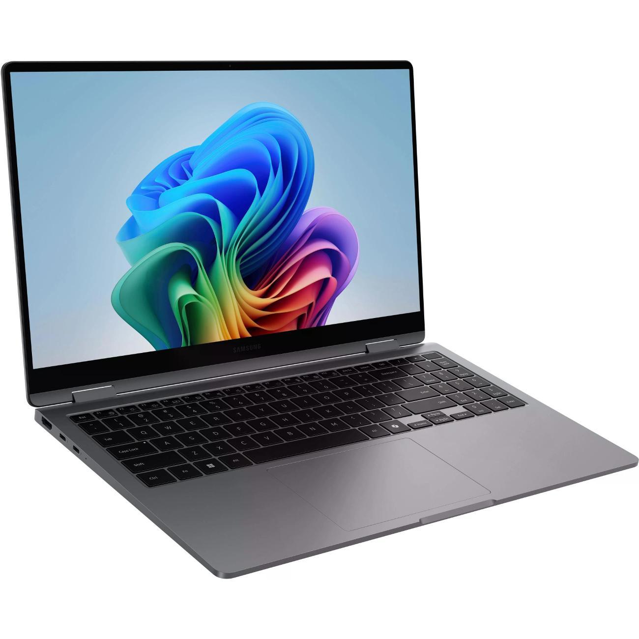 Ноутбук Samsung Galaxy Book 5 360 NP750 Core Ultra 7 256V 16Gb/1Tb Intel Arc 140V AMOLED Touch FHD (1920x1080) Windows 11 Home English grey WiFi BT Cam (NP750QHA-LG3IN)