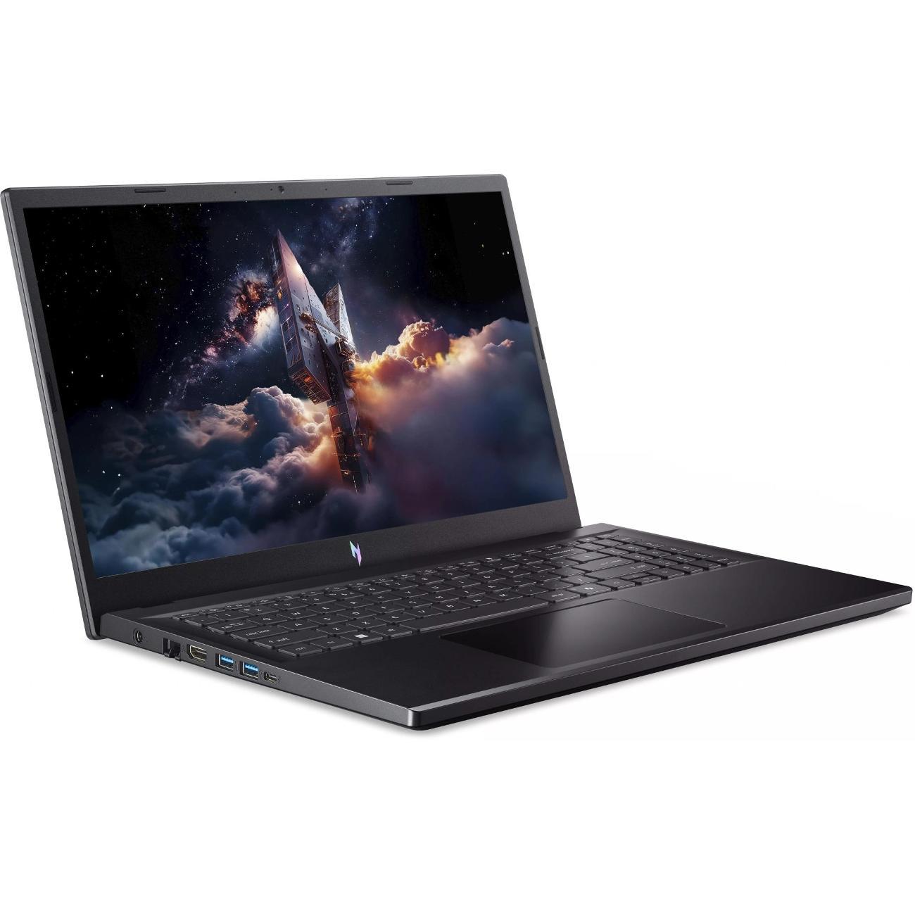 Ноутбук Acer Nitro V 15 ANV15-52-57BB Core i5 13420H 16Gb/512Gb NVIDIA GeForce RTX5050 8Gb IPS FHD (1920x1080) Windows 11 Home black WiFi BT Cam (NH.U1PAA.004)