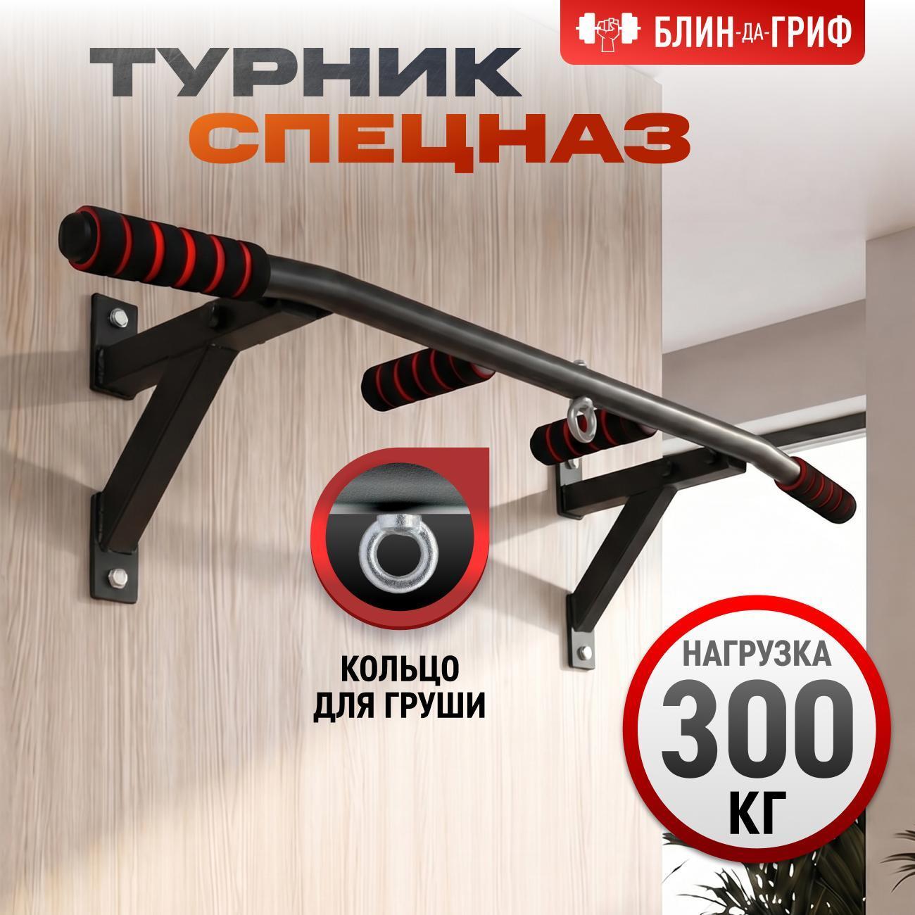 Турник БлинДаГриф 3 хвата черный фото