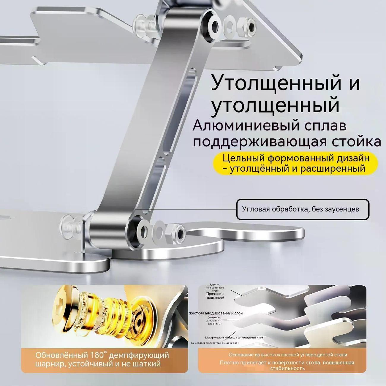 Подставка для ноутбука Питер Маркет Складная подставка под ноутбук до 17 дюймов