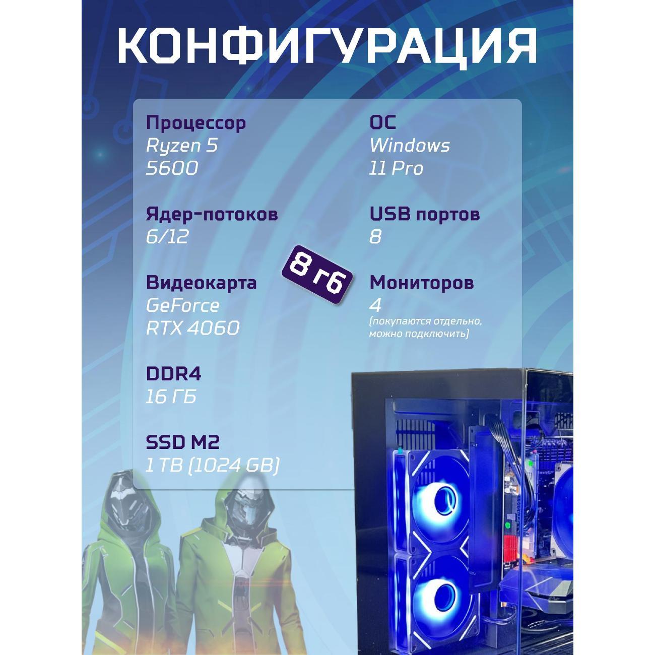 Системный блок БиГ! Комп Sky Black 4060 - W11 a52056.1p