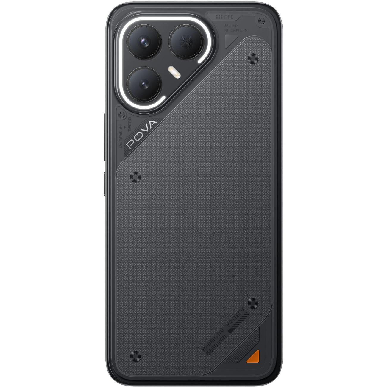 Смартфон Tecno Pova 7 Pro 5G (LJ8 256+12 GEEK BLACK)