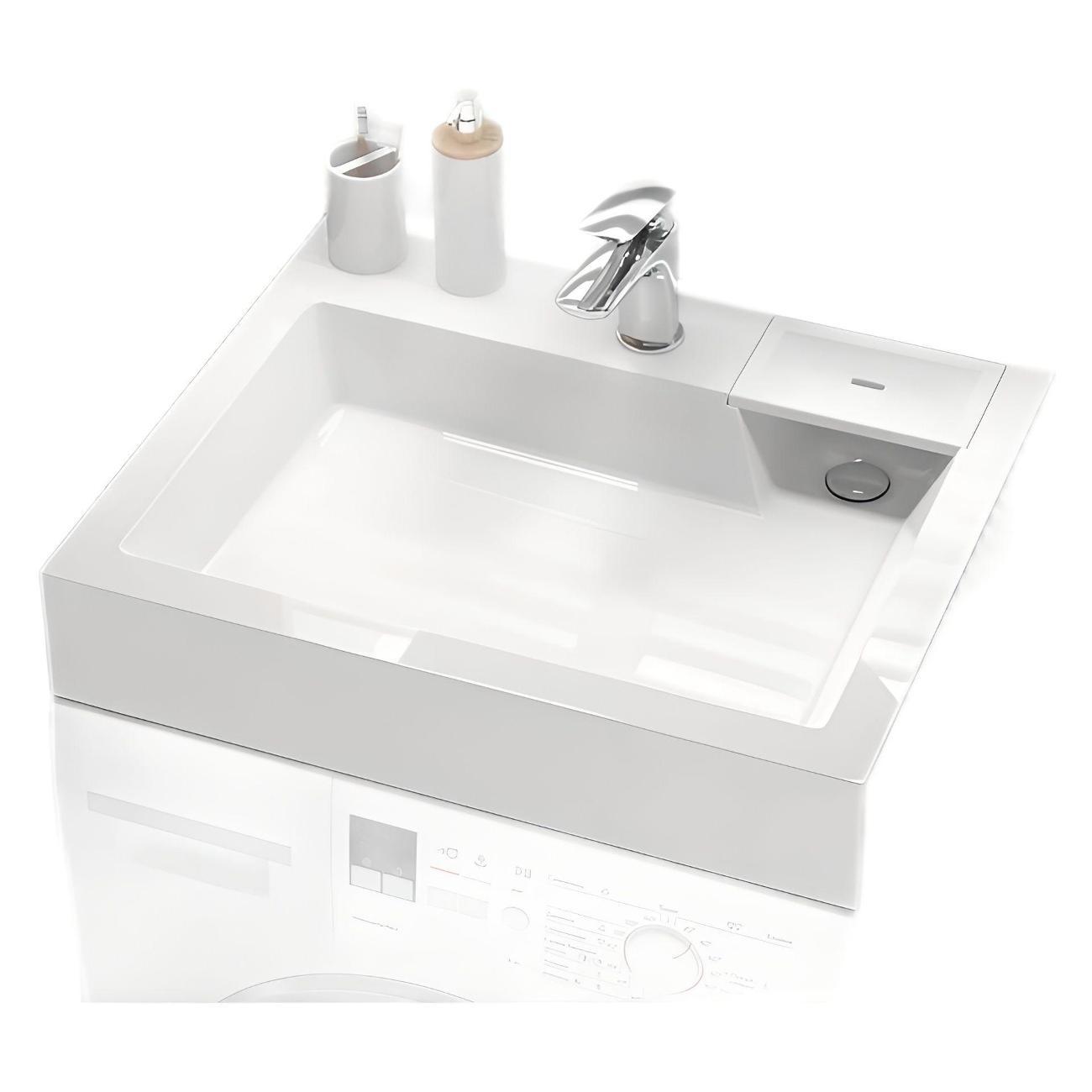 Стиральная машина Indesit IWUB 4105 + раковина Шарм 50