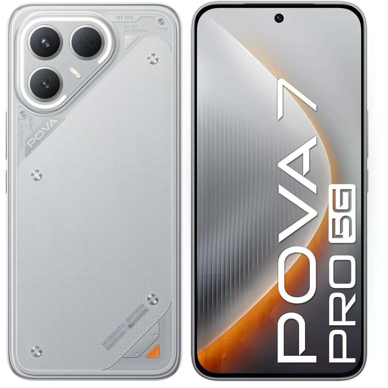 Смартфон Tecno Pova 7 Pro 5G (LJ8 256+12 DYNAMIC GREY)