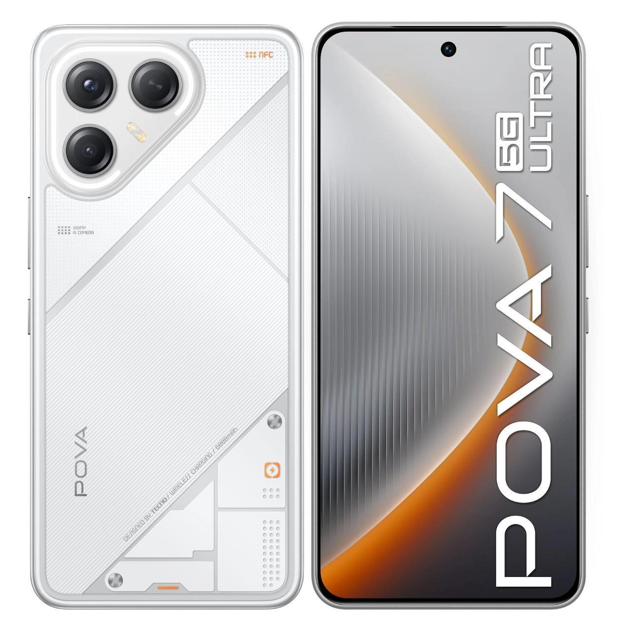 Смартфон Tecno Pova 7 Ultra 5G (LJ9 256+12 GEEK WHITE)
