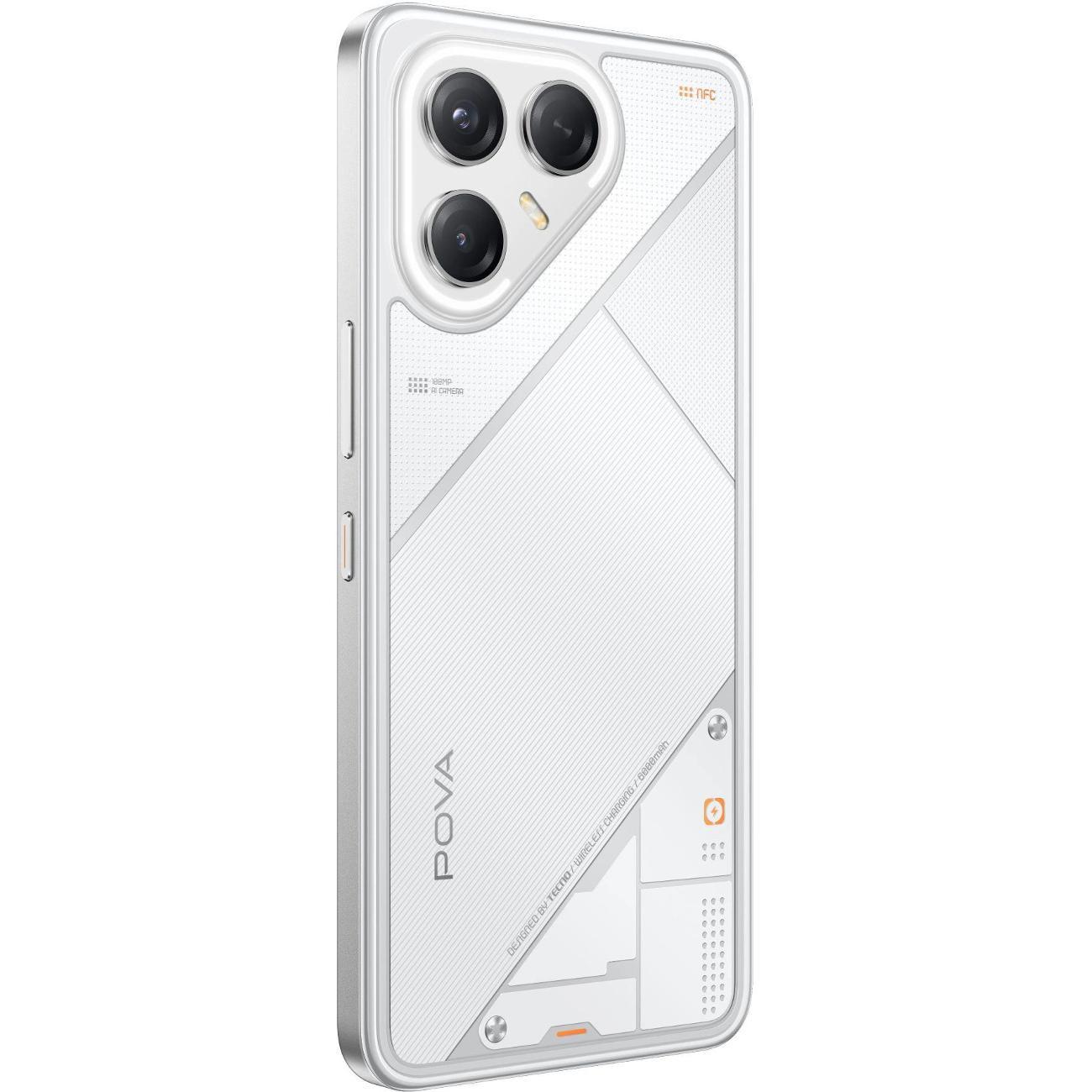 Смартфон Tecno Pova 7 Ultra 5G (LJ9 256+12 GEEK WHITE)