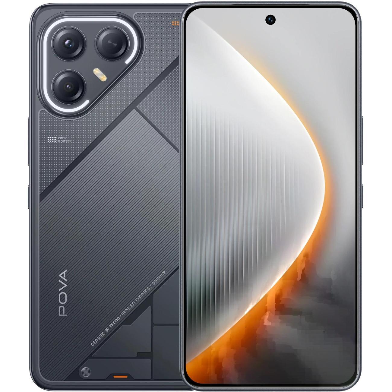 Смартфон Tecno Pova 7 Ultra 5G (LJ9 256+12 GEEK BLACK)