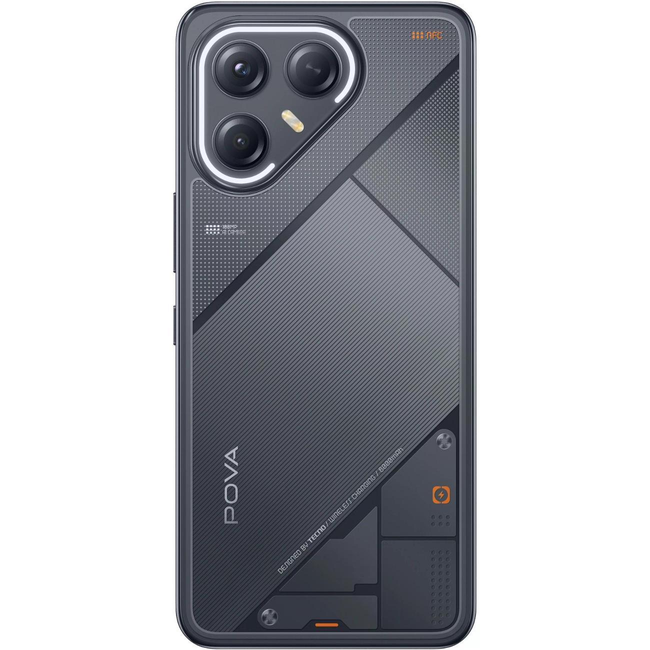 Смартфон Tecno Pova 7 Ultra 5G (LJ9 256+12 GEEK BLACK)