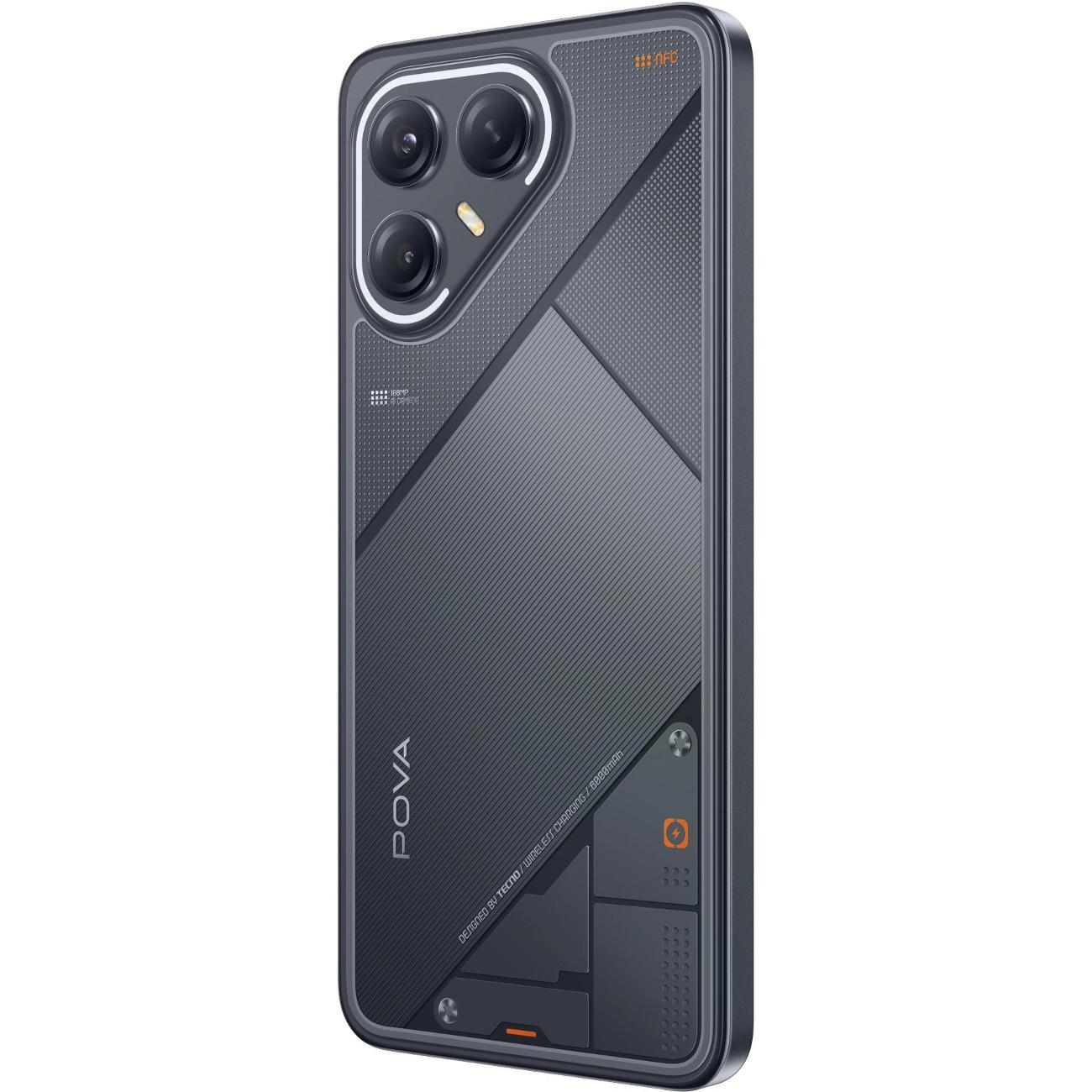 Смартфон Tecno Pova 7 Ultra 5G (LJ9 256+12 GEEK BLACK)
