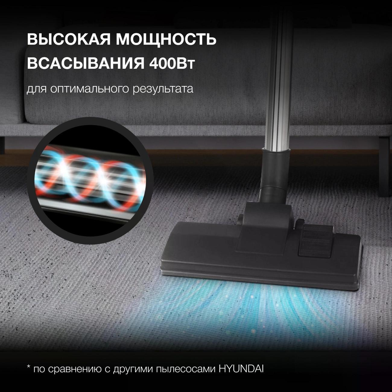Пылесос напольный Hyundai HYV-B4990