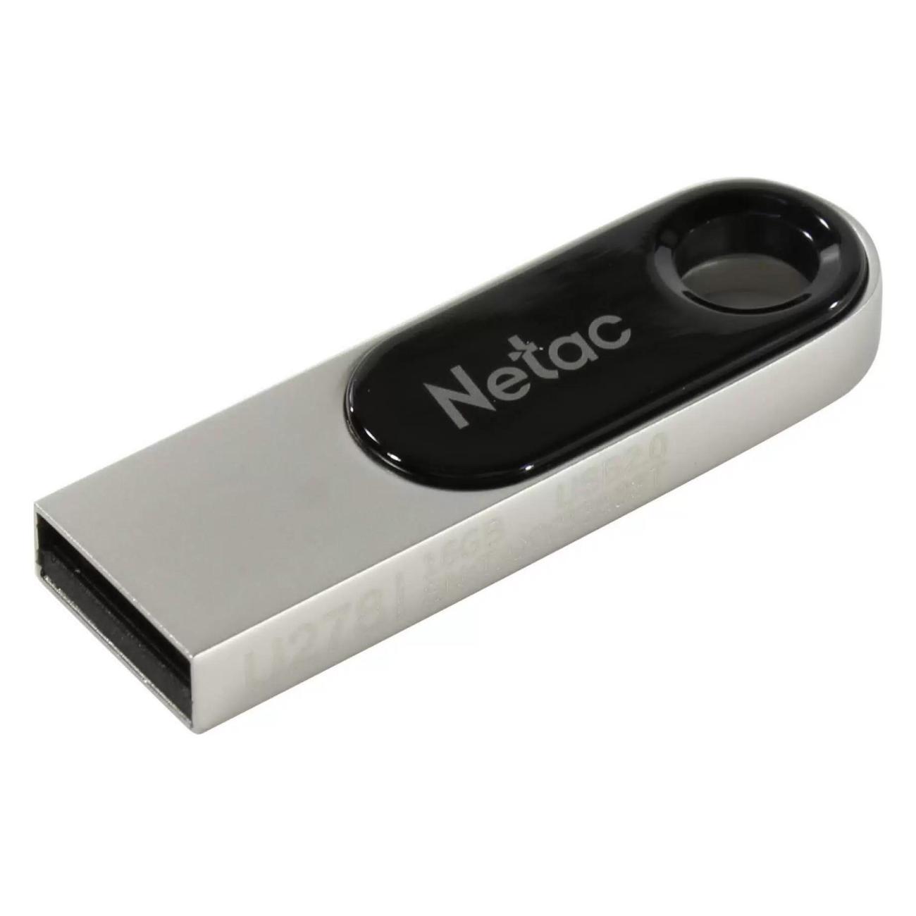 USB флеш-накопитель Netac U278 64ГБ Silver/Black (NT03U278N-064G-20PN)