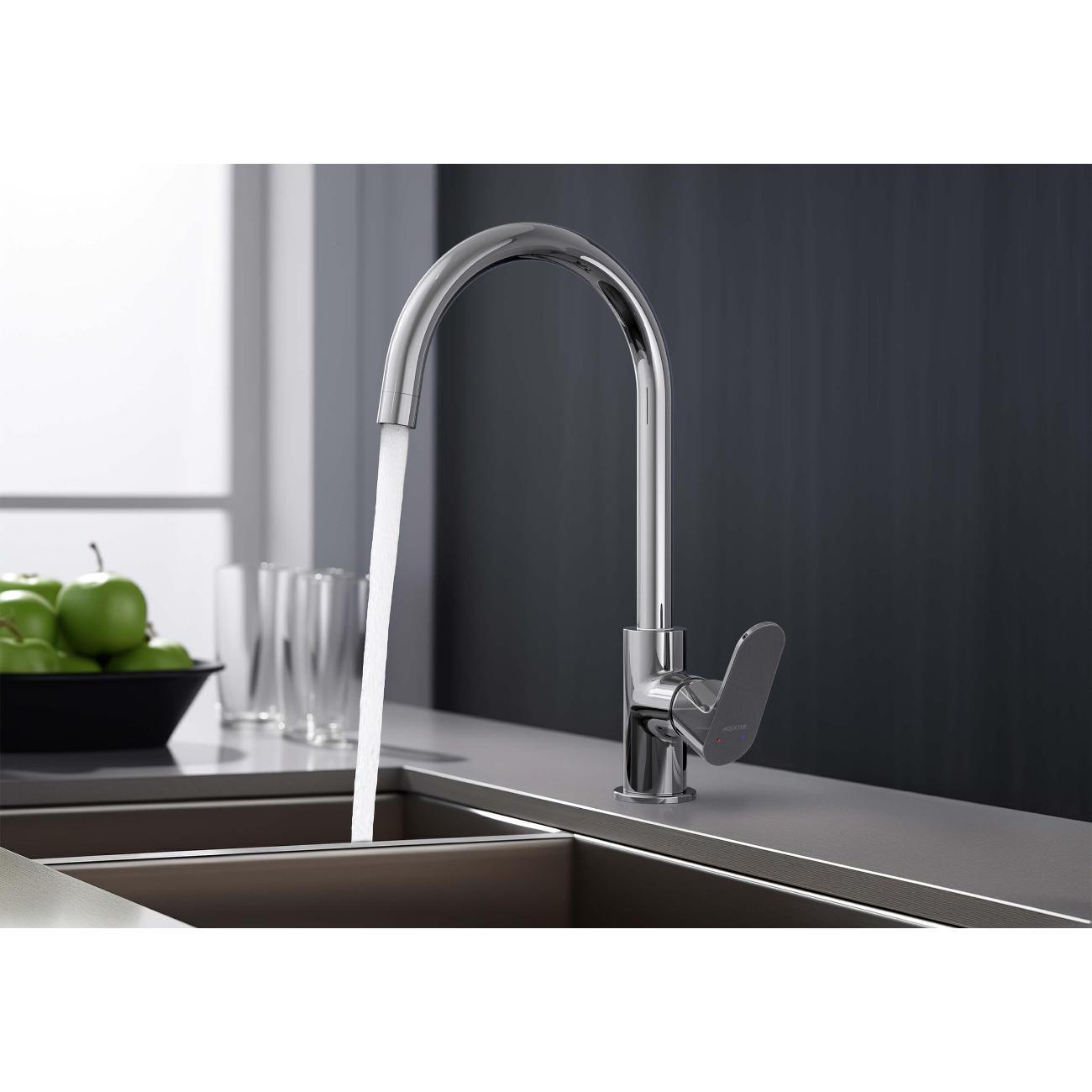 Смеситель Aquatek смеситель для кухонной мойки AQUATEK AQ1282CR
