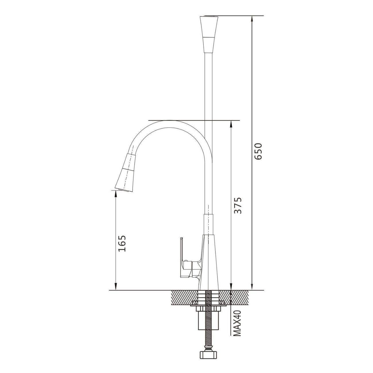 Смеситель Shevanik смеситель для кухонной мойки Shevanik S5PF43DGH-VD3