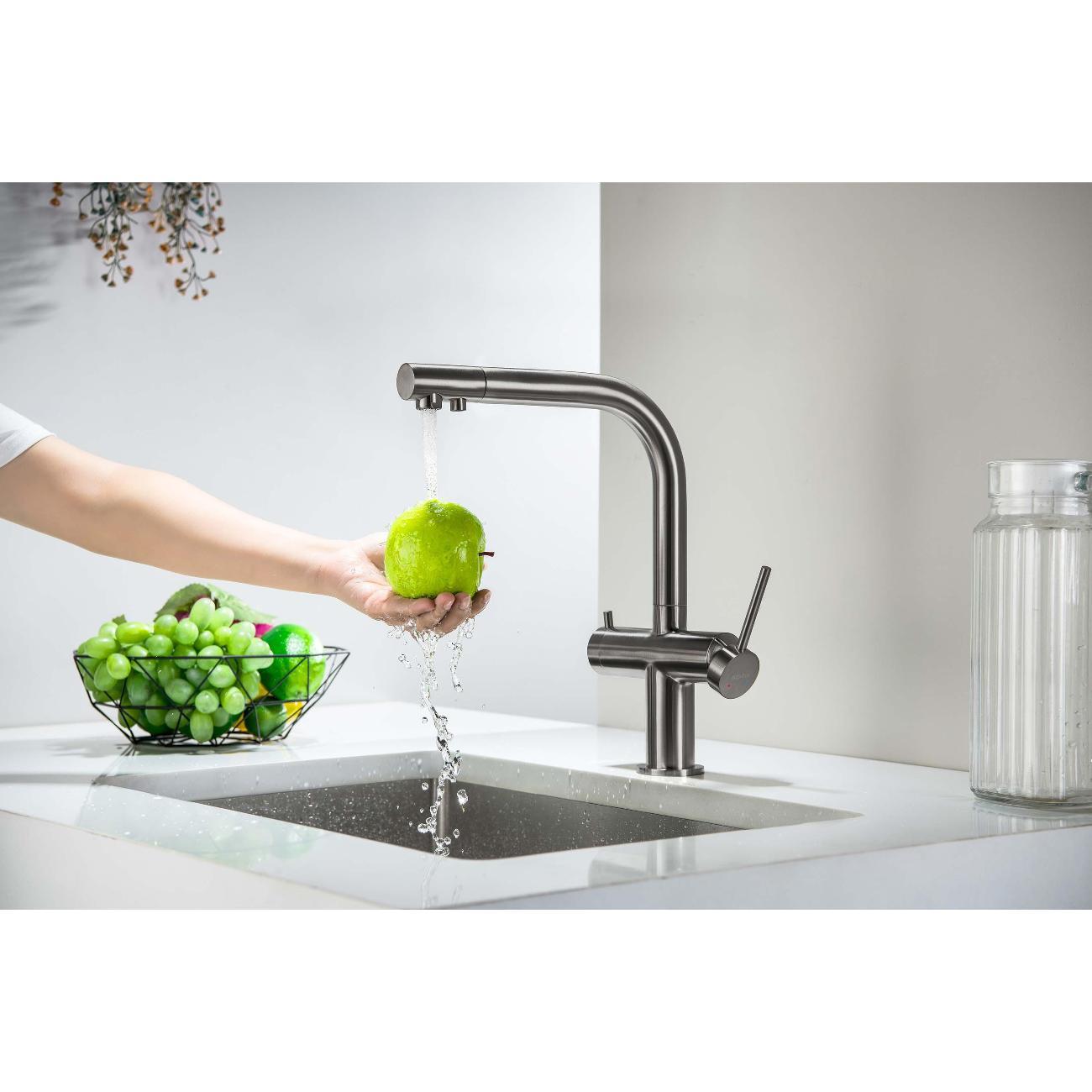 Смеситель Aquatek смеситель для кухонной мойки AQUATEK AQ1385BGM