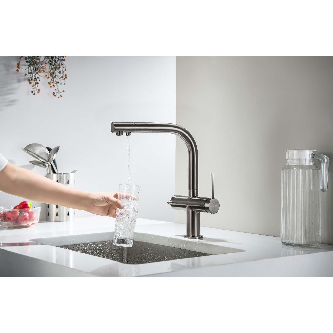 Смеситель Aquatek смеситель для кухонной мойки AQUATEK AQ1385BGM