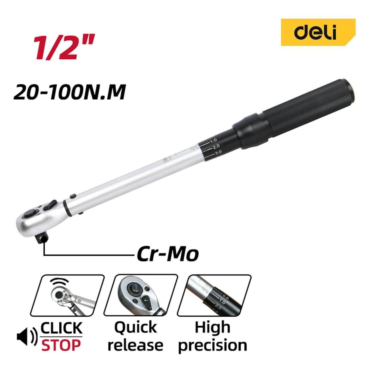 Ключ трубный Deli Tools DLYN20100 фото