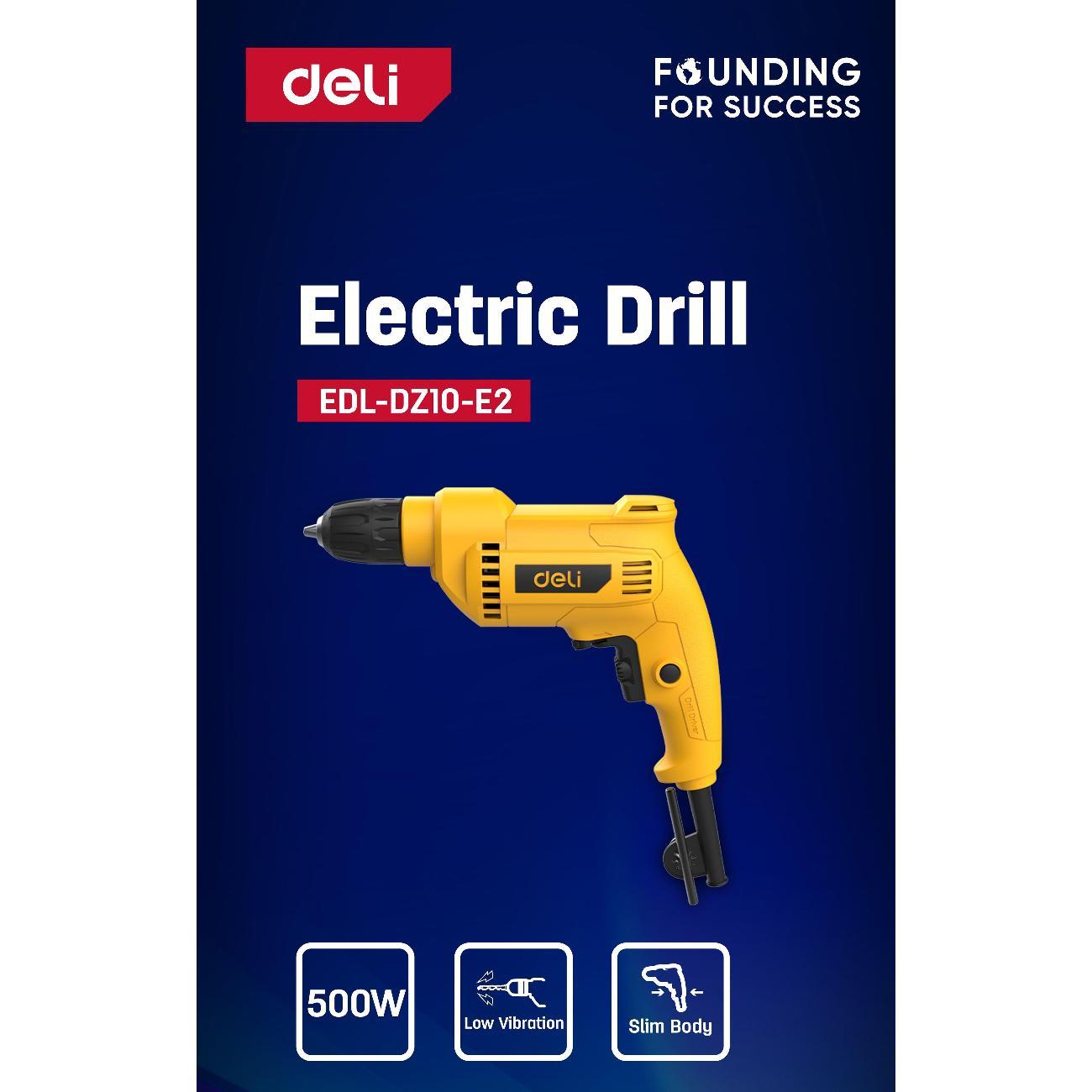 Дрель Deli Tools DLDZ10E2