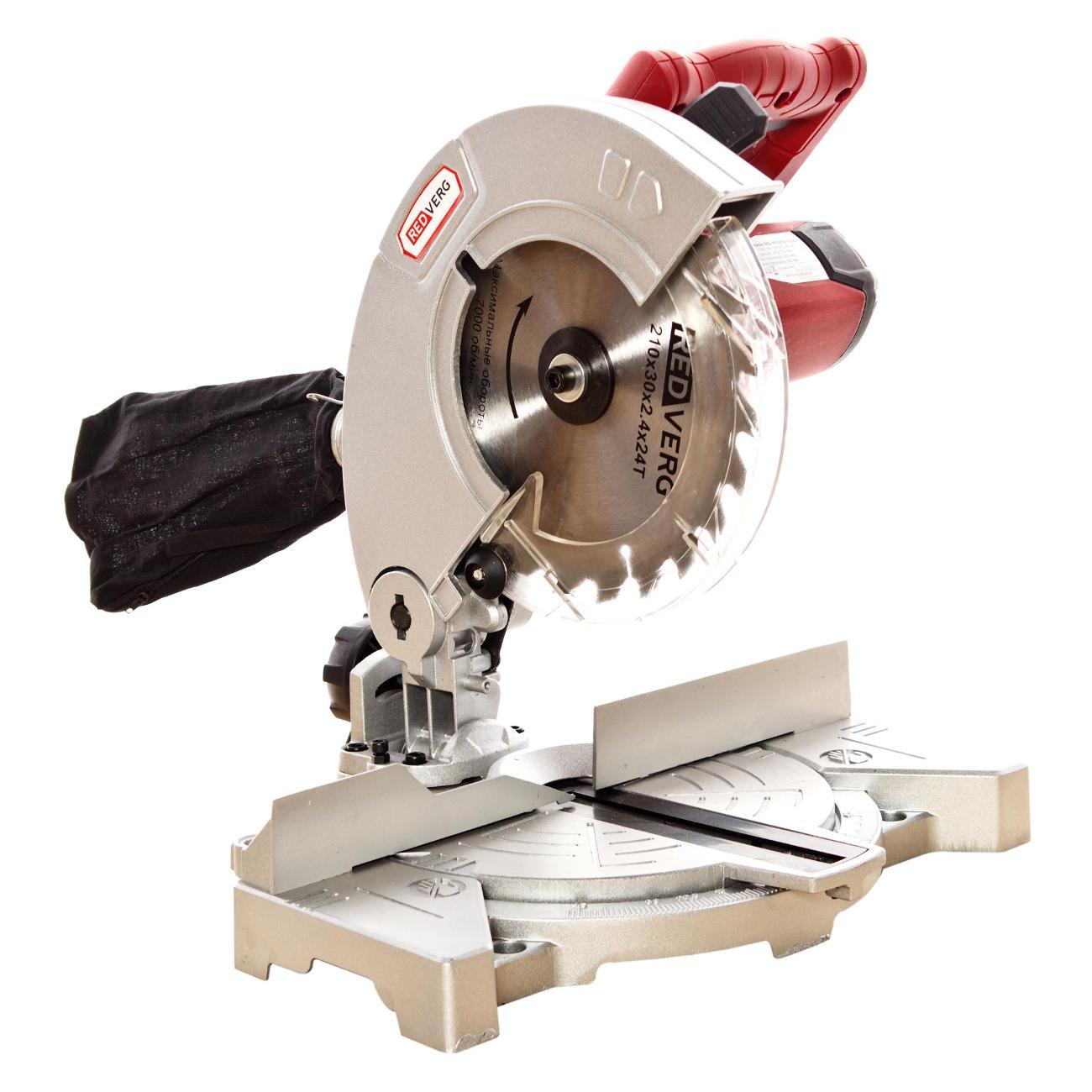 Электропила торцовочная REDVERG RD-MS210-1250
