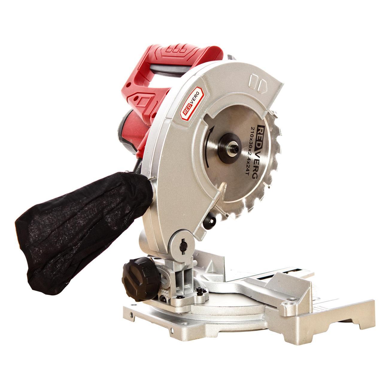 Электропила торцовочная REDVERG RD-MS210-1250