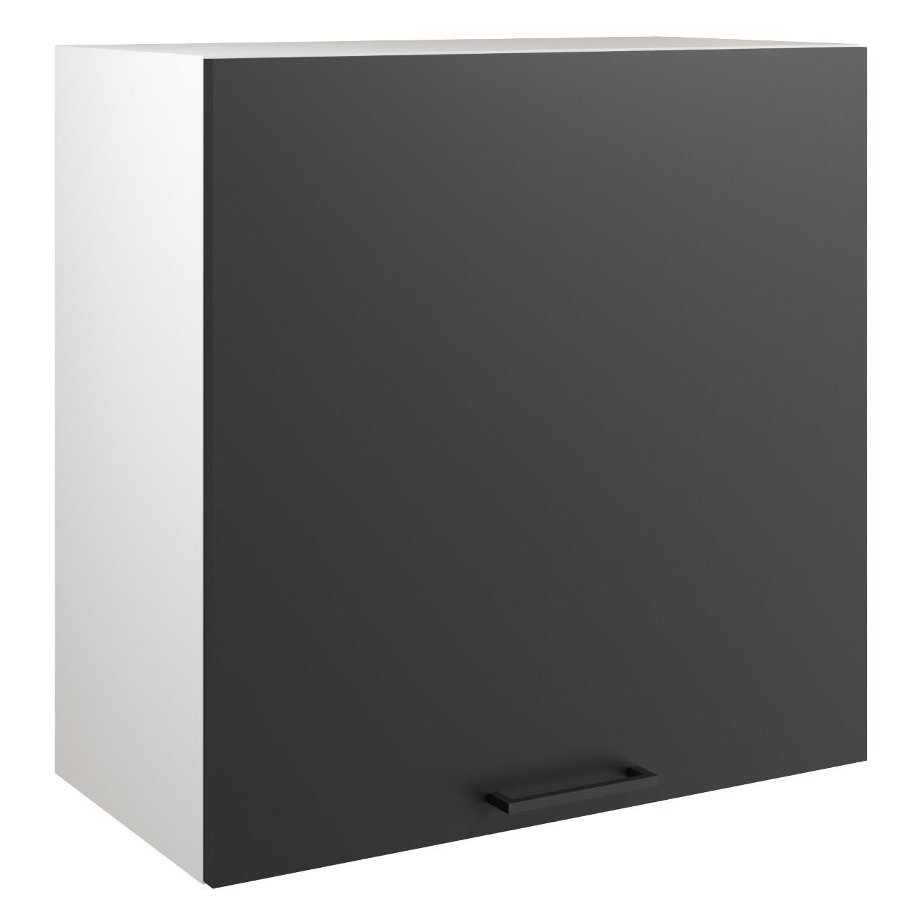 Модуль кухонный Мебель-Комплекс Шкаф навесной 60см Simple В600 Антрацит/ Белый