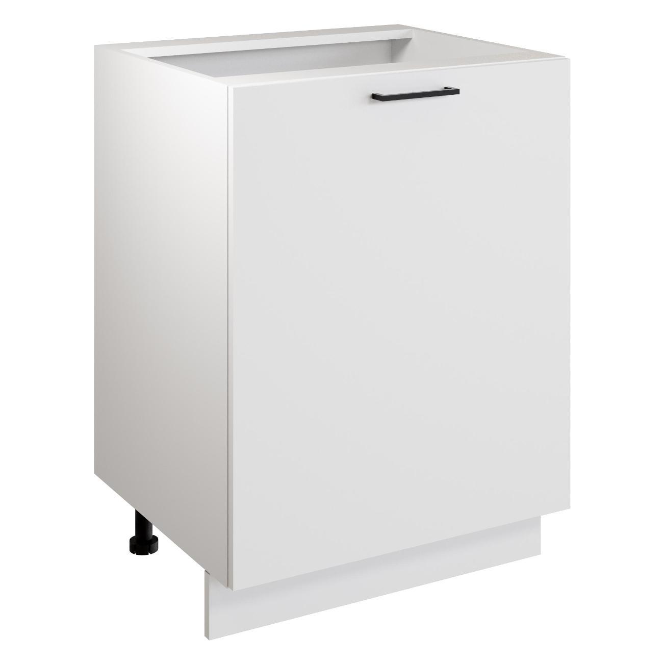 Модуль кухонный Мебель-Комплекс Шкаф - стол 60см Simple Н600 Белый/ Белый