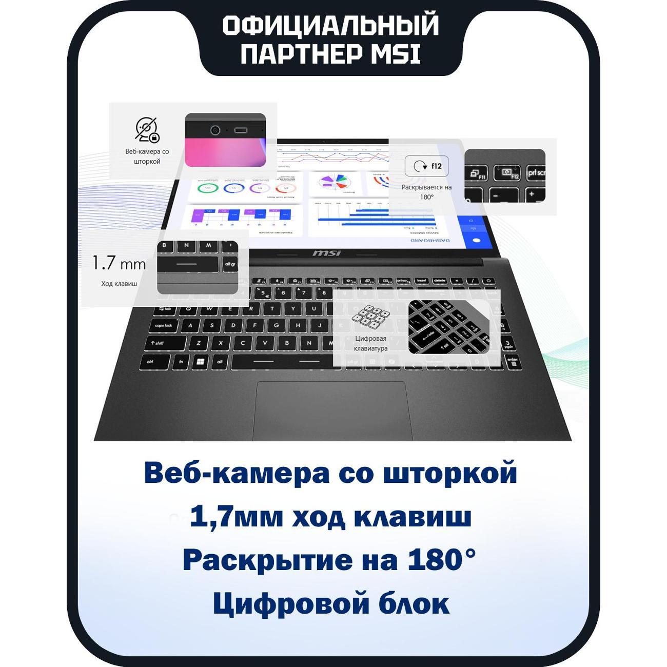 Ноутбук MSI Modern 15 F1MG-1071XRU