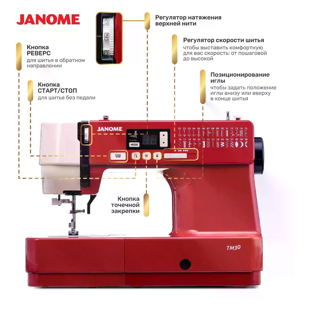Швейная машина Janome TM 30